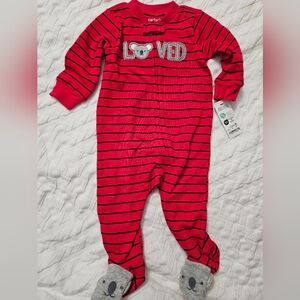 Carter's Loved Koala Striped Footie